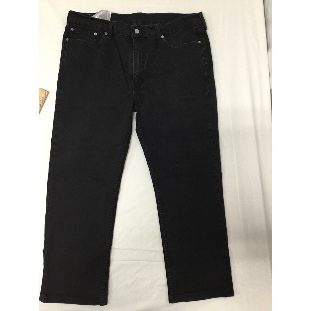 Levi’s 514 Straight Fit Jeans Mens W40 L30 Black Denim Pants